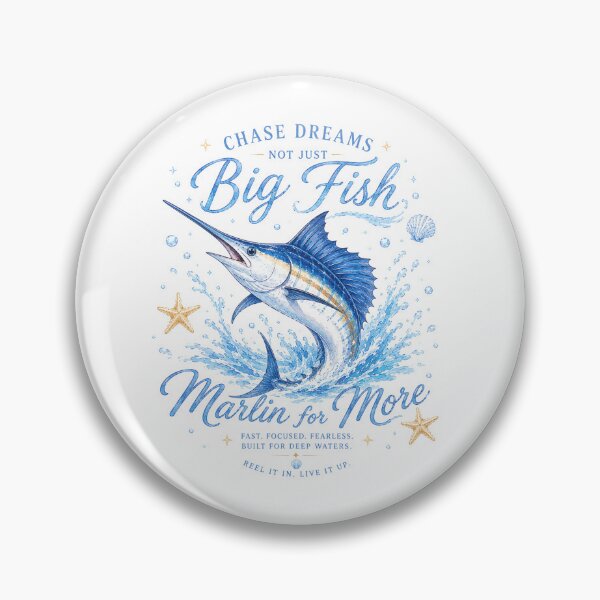 Item preview, Marlin Fishing Design Chase Dreams Not Just Big Fish Sublimation designed and sold by Yellowriversss.