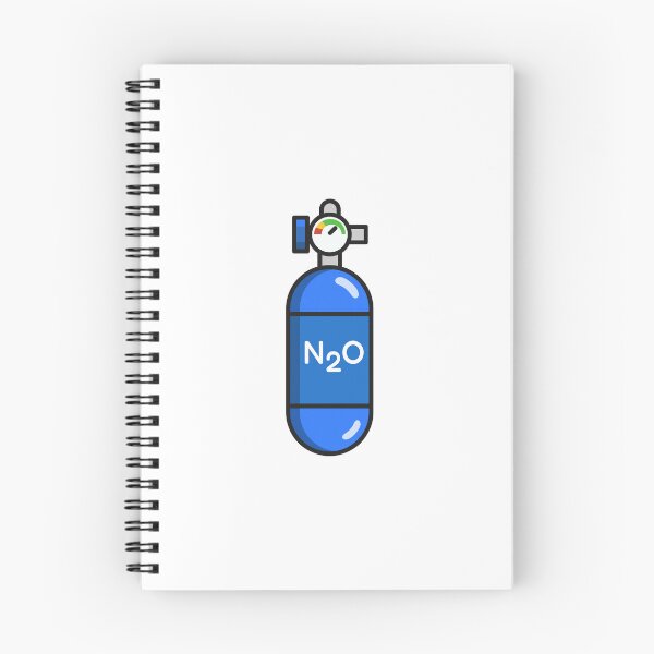 Item preview, Nitrous Oxide N2O Gas Cylinder Icon designed and sold by VectorForge Studio.