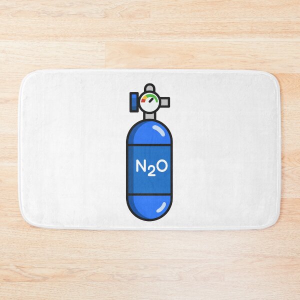 Item preview, Nitrous Oxide N2O Gas Cylinder Icon designed and sold by VectorForge Studio.