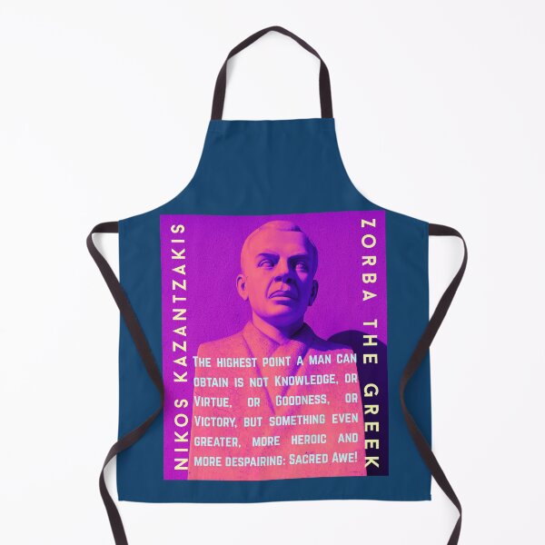 Item preview, Kazantzakis quote: The highest point a man can obtain is not Knowledge, or Virtue, or Goodness, or Victory, but something even greater, more heroic and more despairing: Sacred Awe! designed and sold by artbleed.