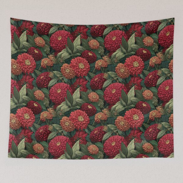 Item preview, Elegant Zinnia Flower  - Birth Flower Pattern - Birthday Gifts For Mom designed and sold by RoyalStarsPatts.