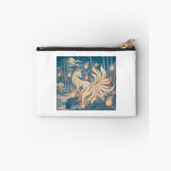 Item preview, Kitsune Foxfire Clearing Vintage Traditional Japanese Ukiyoe Woodblock Print Style LIMITED EDITION designed and sold by Geraldo Gonzalez.