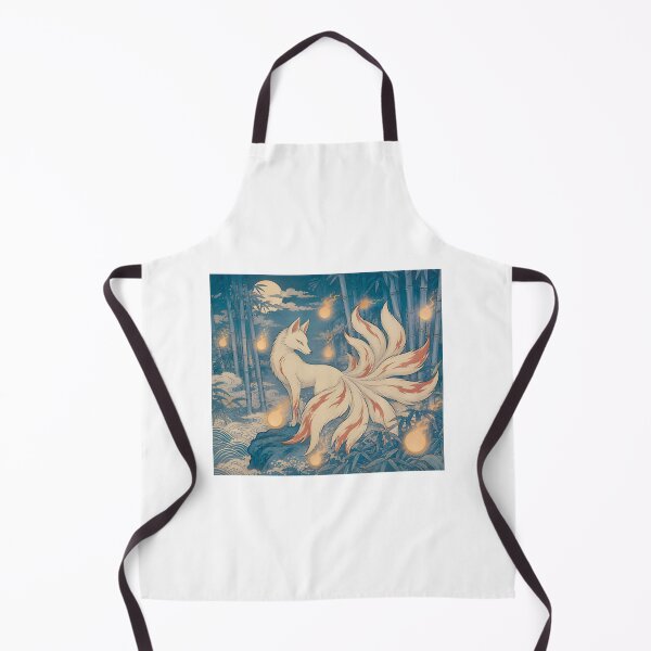 Item preview, Kitsune Foxfire Clearing Vintage Traditional Japanese Ukiyoe Woodblock Print Style LIMITED EDITION designed and sold by Geraldo Gonzalez.