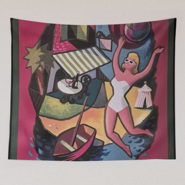 Item preview, Vintage railway poster UK England Britain Channel Islands Jersey designed and sold by KALEIDOSCOPE UK.