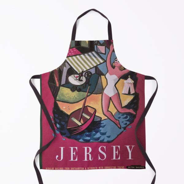 Item preview, Vintage railway poster UK England Britain Channel Islands Jersey designed and sold by KALEIDOSCOPE UK.