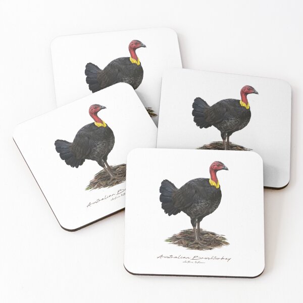 Item preview, Australian Brushturkey on Ground Bird Illustration designed and sold by Takeda-art.
