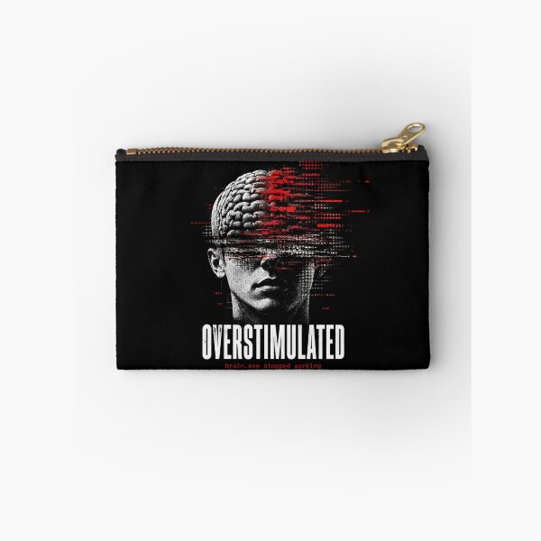 Item preview, Overstimulated Glitch Burnout Brain designed and sold by Airmiro.