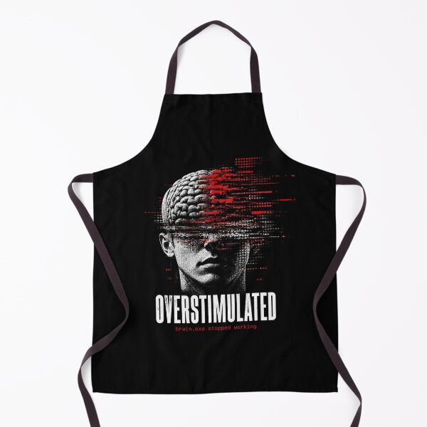 Item preview, Overstimulated Glitch Burnout Brain designed and sold by Airmiro.