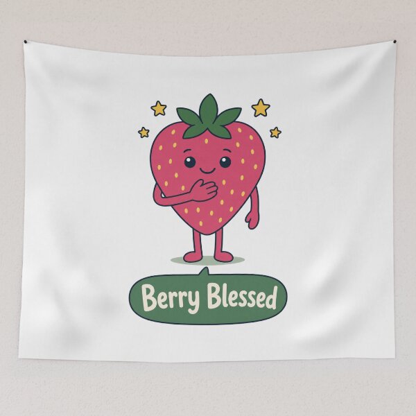 Item preview, Berry Blessed Strawberry designed and sold by MOSIDRIP™.