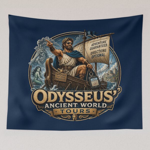 Item preview, ODYSSEUS' ANCIENT WORLD TOURS designed and sold by BabaSoti.