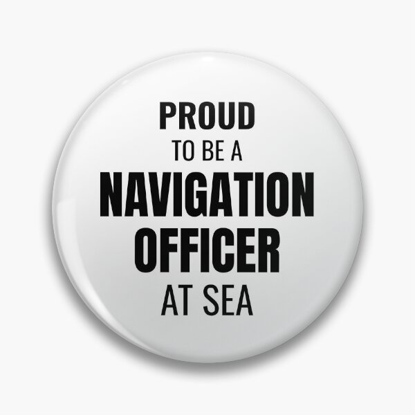 Item preview, Proud to be a Navigation Officer at Sea (Black) designed and sold by ShipCrewNation.