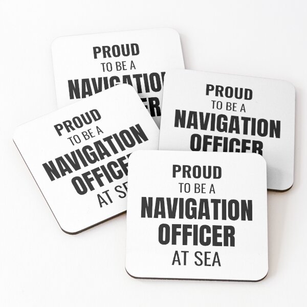 Item preview, Proud to be a Navigation Officer at Sea (Black) designed and sold by ShipCrewNation.