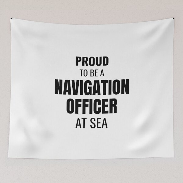 Item preview, Proud to be a Navigation Officer at Sea (Black) designed and sold by ShipCrewNation.