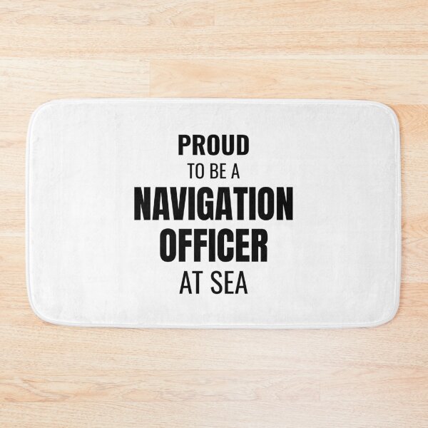Item preview, Proud to be a Navigation Officer at Sea (Black) designed and sold by ShipCrewNation.