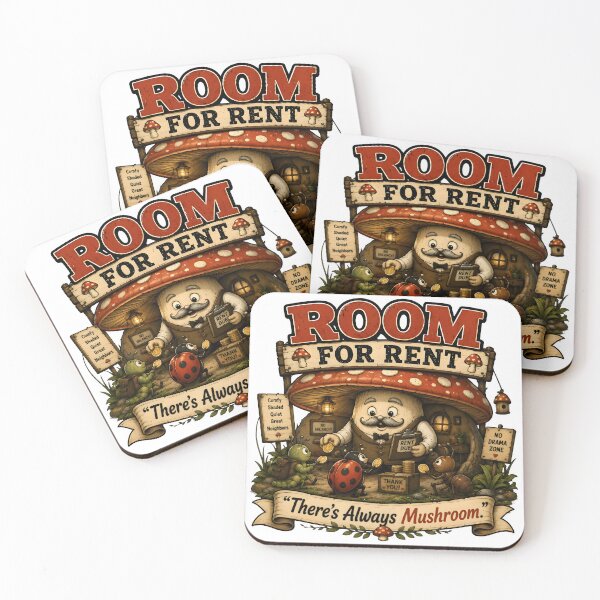 Item preview, Mushroom Landlord – There’s Always Mushroom Funny Room for Rent Food Pun designed and sold by Snackwear Apparel.