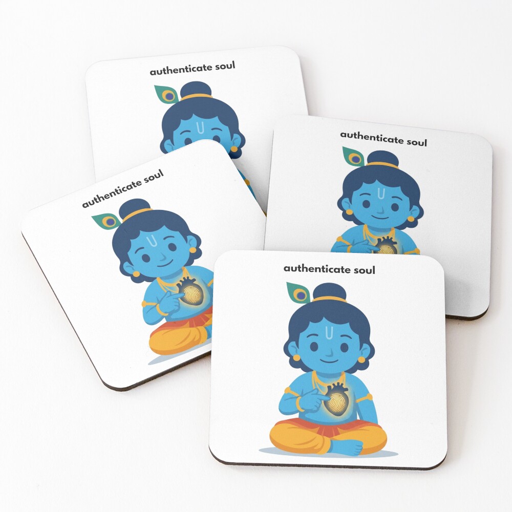 Item preview, Coasters (Set of 4) designed and sold by BhaktiByte.