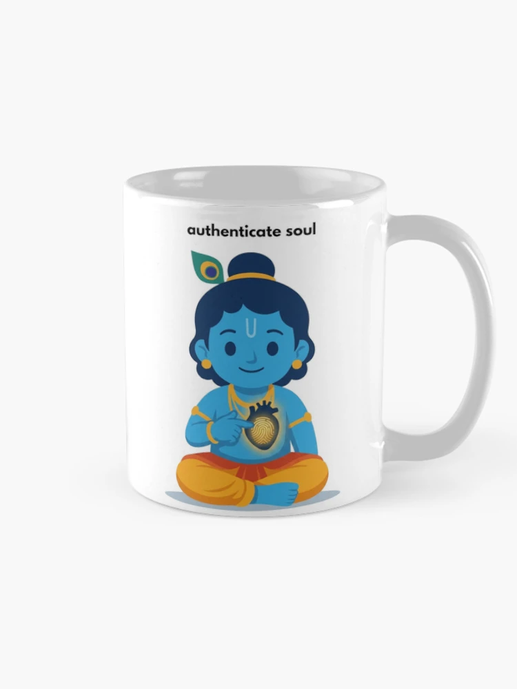 Thumbnail 3 of 6, Coffee Mug, authenticate soul | Developer Sticker | Programming Tech Humor designed and sold by BhaktiByte.