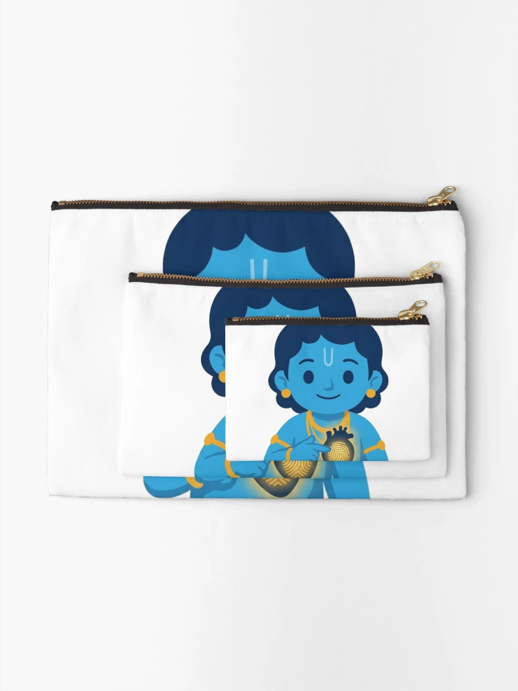 Thumbnail 2 of 4, Zipper Pouch, authenticate soul | Developer Sticker | Programming Tech Humor designed and sold by BhaktiByte.