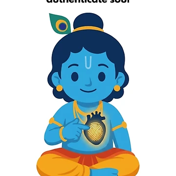 Artwork thumbnail, authenticate soul | Developer Sticker | Programming Tech Humor by BhaktiByte