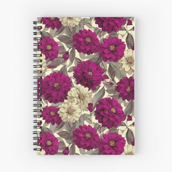 Item preview, Trendy Zinnia Flower - Tropical Flower Pattern - Christmas Gift Baskets designed and sold by RoyalStarsPatts.