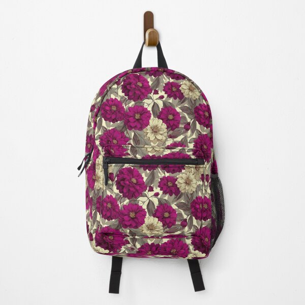 Item preview, Trendy Zinnia Flower - Tropical Flower Pattern - Christmas Gift Baskets designed and sold by RoyalStarsPatts.