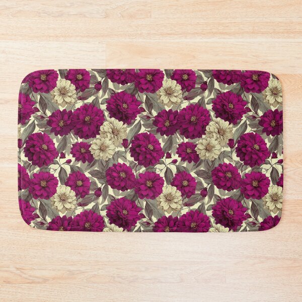 Item preview, Trendy Zinnia Flower - Tropical Flower Pattern - Christmas Gift Baskets designed and sold by RoyalStarsPatts.