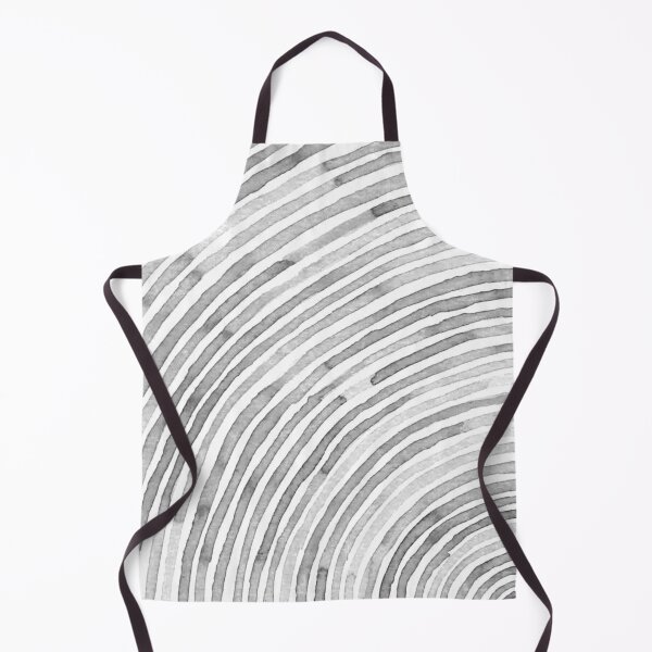 Item preview, Monochrome concentric waves in soft gray watercolor designed and sold by studioanalog.