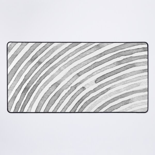Item preview, Monochrome concentric waves in soft gray watercolor designed and sold by studioanalog.