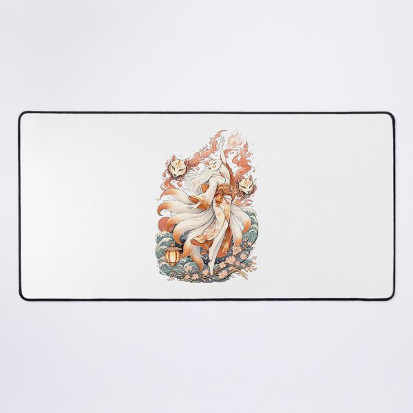 Item preview, Anime Kitsune Fox Spirit - Japanese Mythical Art ⭐⭐⭐⭐⭐ designed and sold by Geraldo Gonzalez.