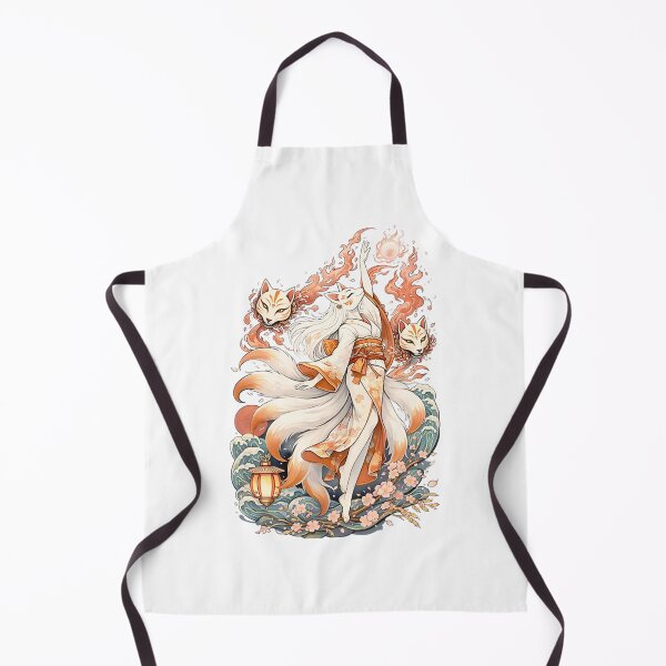 Item preview, Anime Kitsune Fox Spirit - Japanese Mythical Art ⭐⭐⭐⭐⭐ designed and sold by Geraldo Gonzalez.