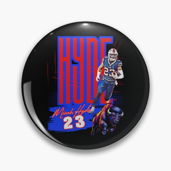 Item preview, HYDE Micah Hyde 23 Running Player Charge Charging Bison designed and sold by KariaHartmann.