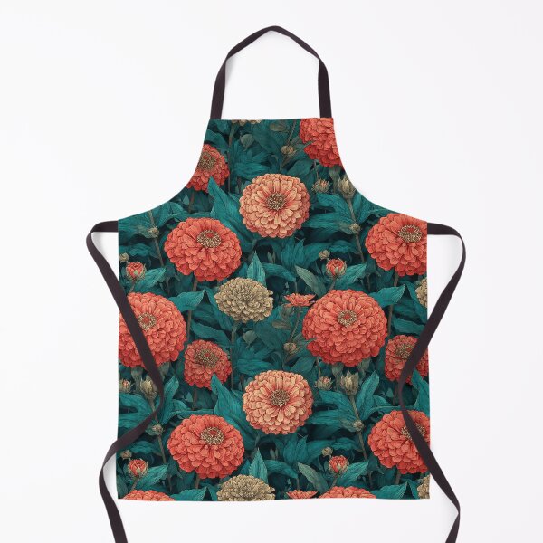 Item preview, Trendy Zinnia - Botanical Garden Pattern - Christmas Gift Ideas designed and sold by RoyalStarsPatts.