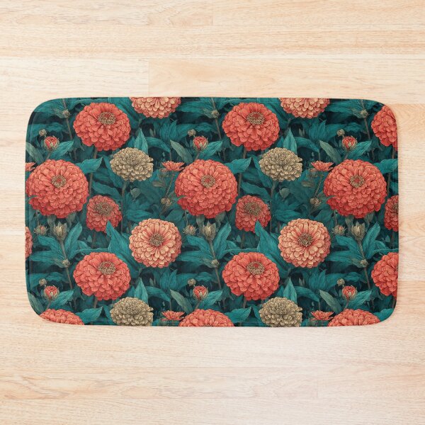 Item preview, Trendy Zinnia  - Botanical Garden Pattern - Christmas Gift Ideas designed and sold by RoyalStarsPatts.
