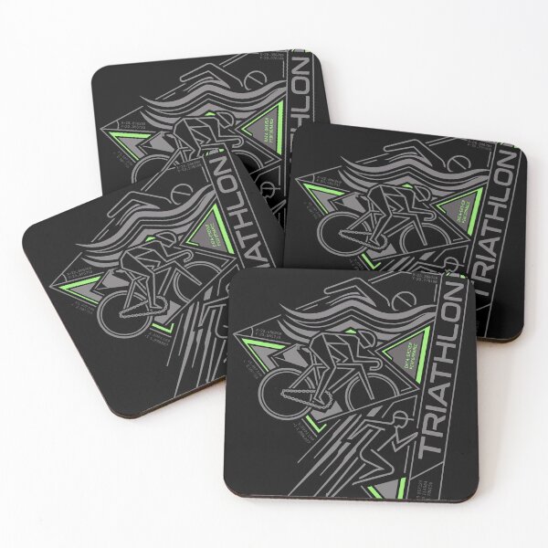 Item preview, Data-Driven Performance Geometric Triathlon Technical Art designed and sold by ButtonUpArt.
