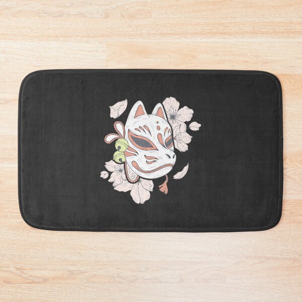 Item preview, Sakura Kitsune Mask Japanese Folklore Aesthetic Anime Fox Spirit Art LIMITED EDITION designed and sold by Geraldo Gonzalez.