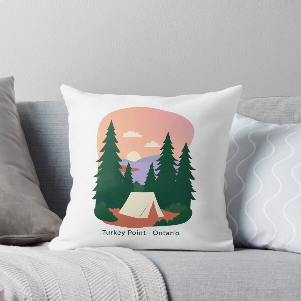 Item preview, Turkey Point Provincial Park Ontario Modern Flat Camping designed and sold by JIGUWORLD.