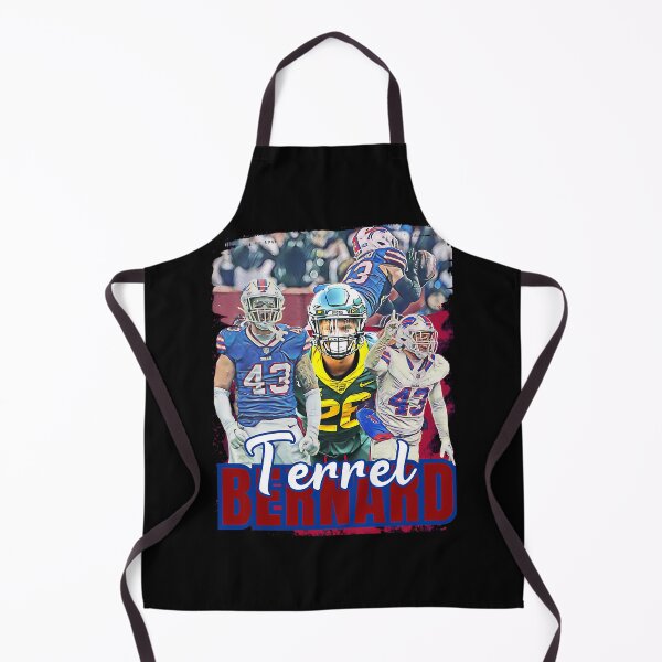 Aperçu de l'œuvre Terrel Bernard, linebacker de football américain, numéro 43, joueur de défense créée et vendue par LolitaMurphy.
