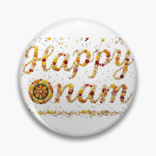 Item preview, Happy Onam Floral Pookkalam – Kerala Festival Flower Art designed and sold by Wiley Doreen.