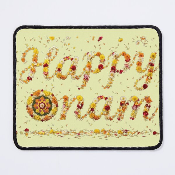 Item preview, Happy Onam Floral Pookkalam – Kerala Festival Flower Art designed and sold by Wiley Doreen.