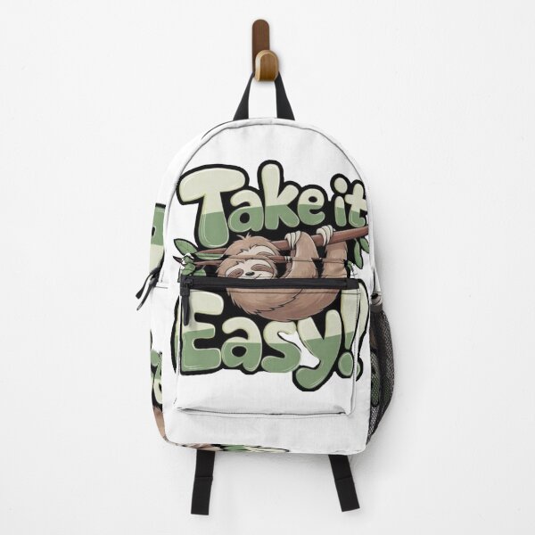 Item preview, Take It Easy Sloth – Cute Relaxing Animal Quote designed and sold by 4U---Store.