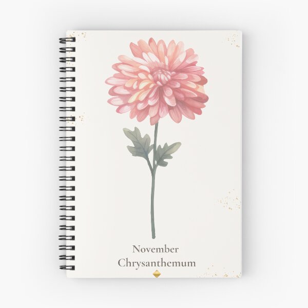 Item preview, November Birth Flower Chrysanthemum | Elegant Watercolor Botanical | Vintage Floral designed and sold by lisa-diver.