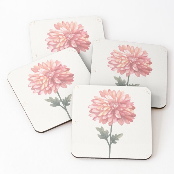 Item preview, November Birth Flower Chrysanthemum | Elegant Watercolor Botanical | Vintage Floral designed and sold by lisa-diver.