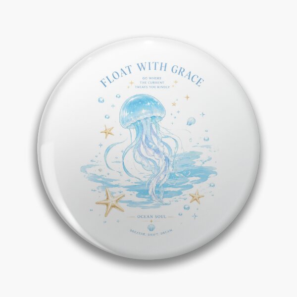 Item preview, Jellyfish Oceancore Design Float With Grace Ocean Soul Sublimation designed and sold by Yellowriversss.