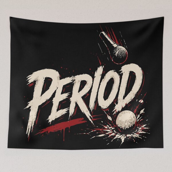 Item preview, PERIOD Mic Drop End of Discussion Bold Statement designed and sold by Sunday.Supply.