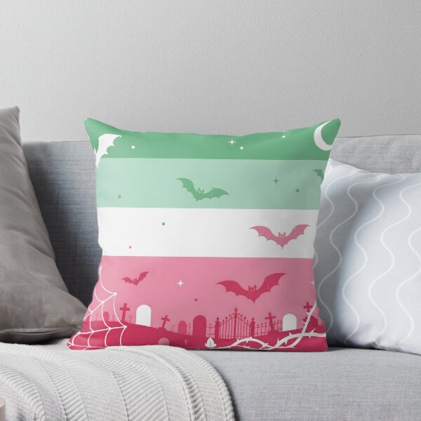 Item preview, Spooky Abrosexual Pride Flag Halloween Graveyard Bats Aesthetic designed and sold by Travelslightly.