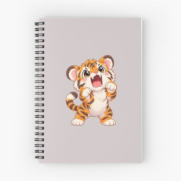 Item preview, Cute Roaring Tiger with Fierce Funny Expression designed and sold by zan-mf.