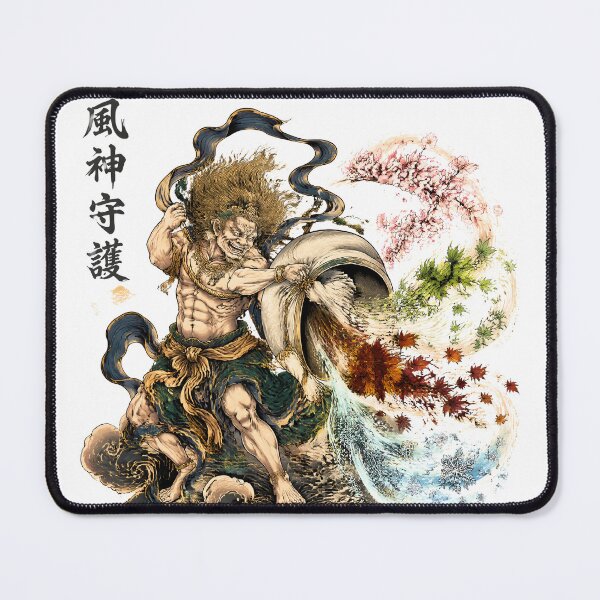 Item preview, Fujin – Tempest Guardian | Japanese Wind God Art designed and sold by kaxymax.