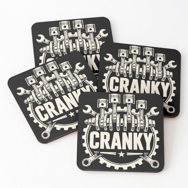 Item preview, Funny Cranky Mechanic Car Engine Garage Auto Repair Humor designed and sold by Portes-Ruty.