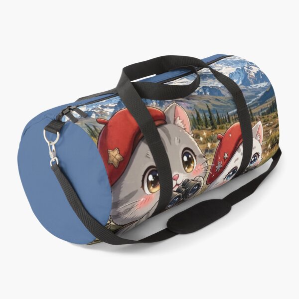 Item preview, Junior and Freda at Mount Denali Alaska - Explorer Cats Hiking  designed and sold by MAISON SYLVIE.