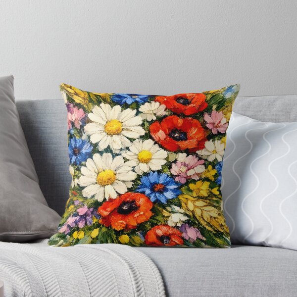 Item preview, Bouquet of wildflowers in impasto style designed and sold by Agnisherl.